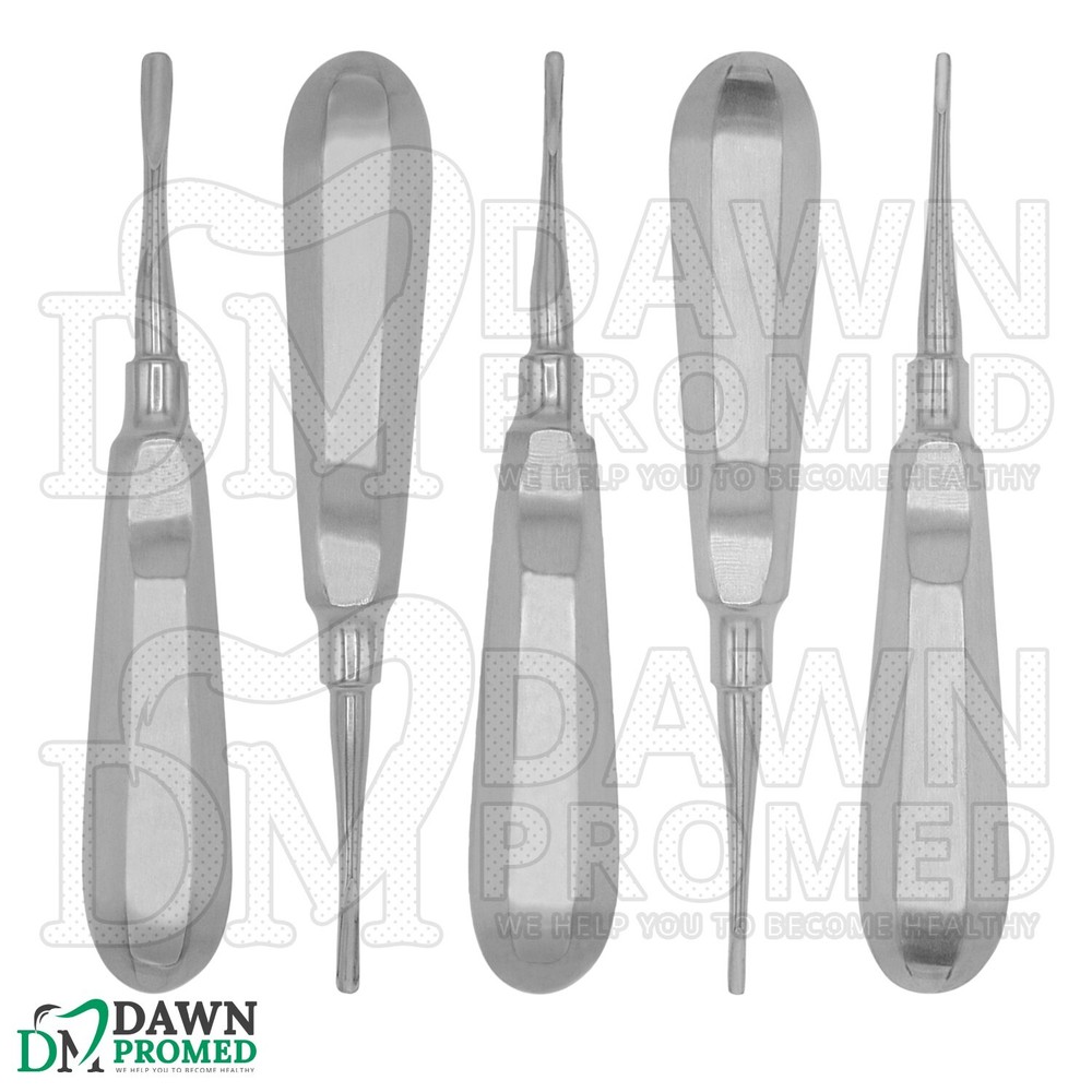 5 Pcs Dental Surgery Extracting Luxating Apical Root Tip Elevator German Grade