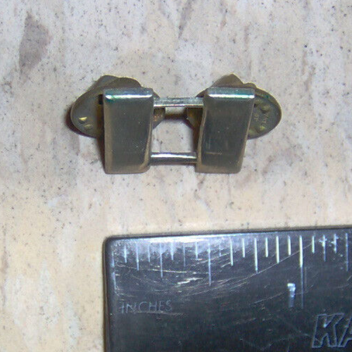Collar Bar Pin WW2 silver genuine