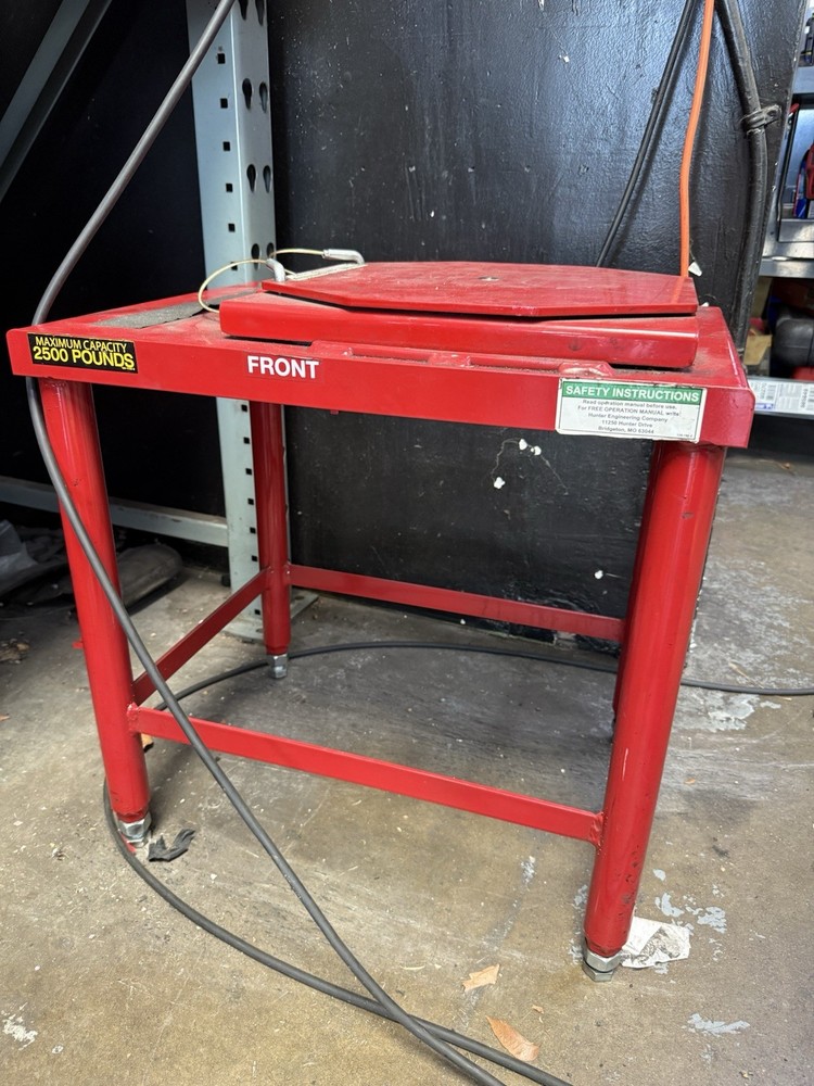 Hunter HawkEye Elite alignment setup