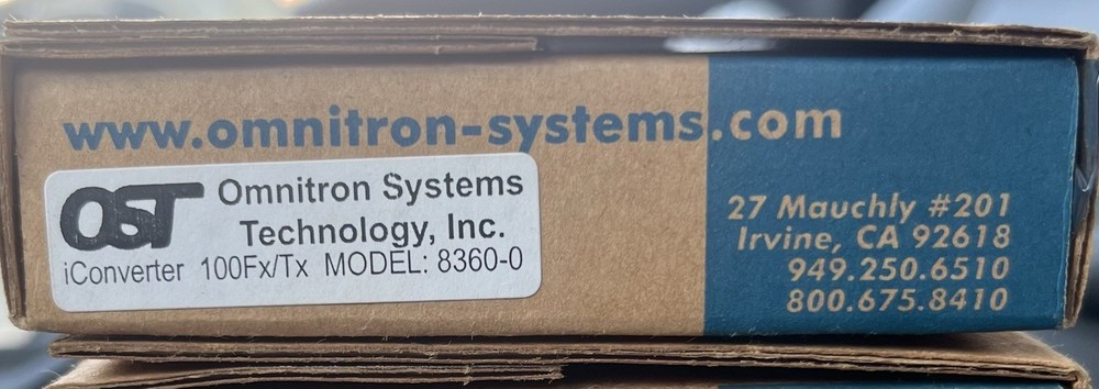 Omnitron Systems 8360-0 100Fx/Tx Converter
