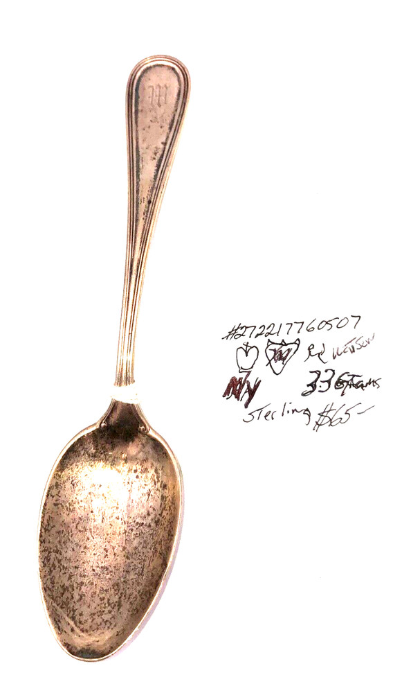 Vintage! 1942s. Watson STERLING SILVER Teaspoon Pattern:Waverly