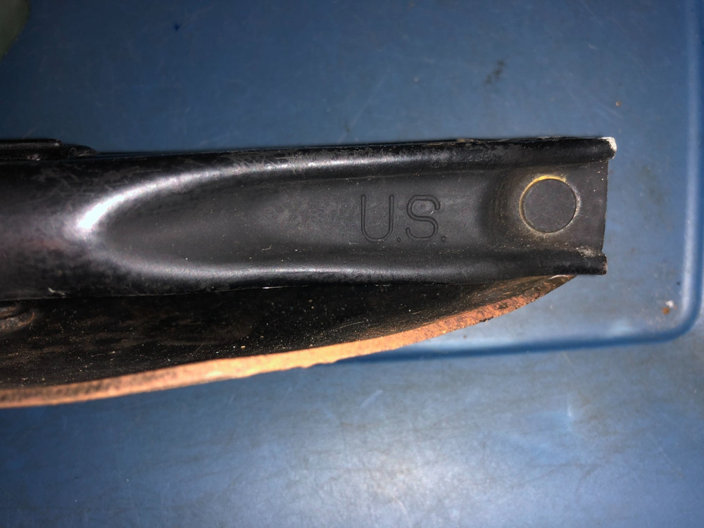 Desert Storm US Army Tri-Fold E-TOOL Shovel With Case Dated 1982