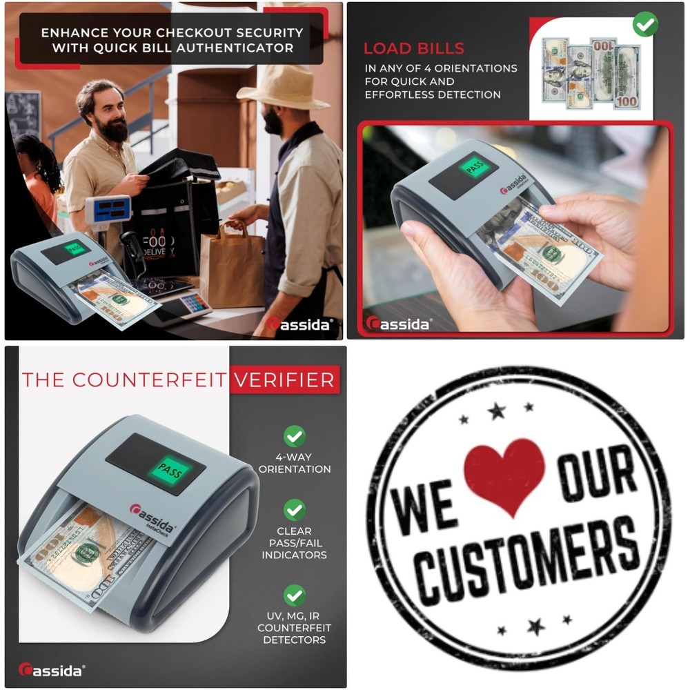 InstaCheck Magnetic Sensor Currency Checker