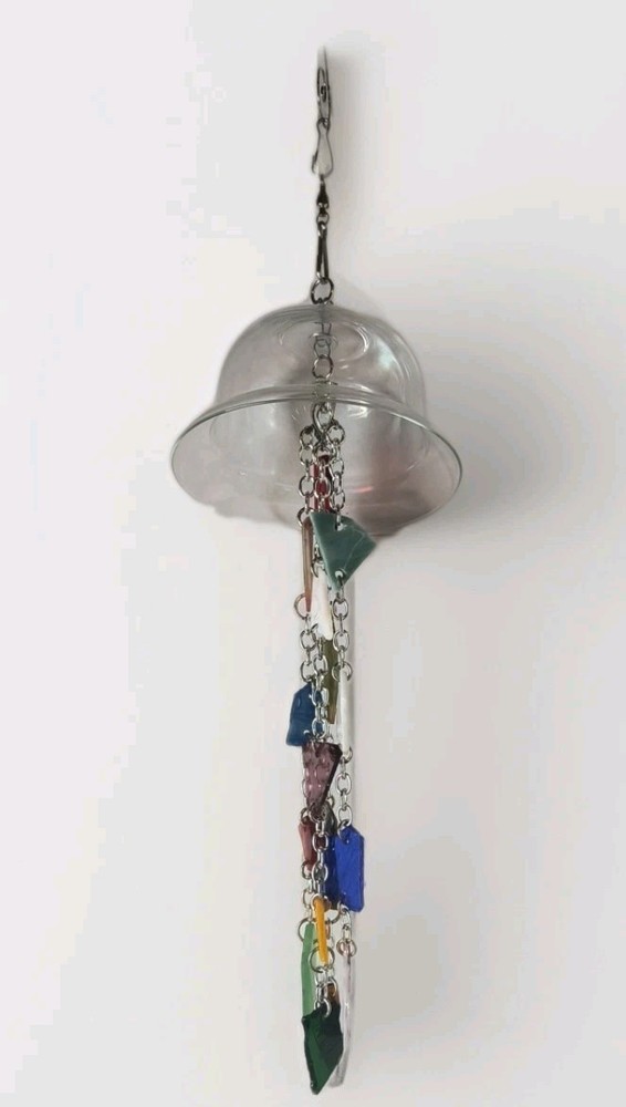 Whimsical Handcrafted Glass Wind Chimes
