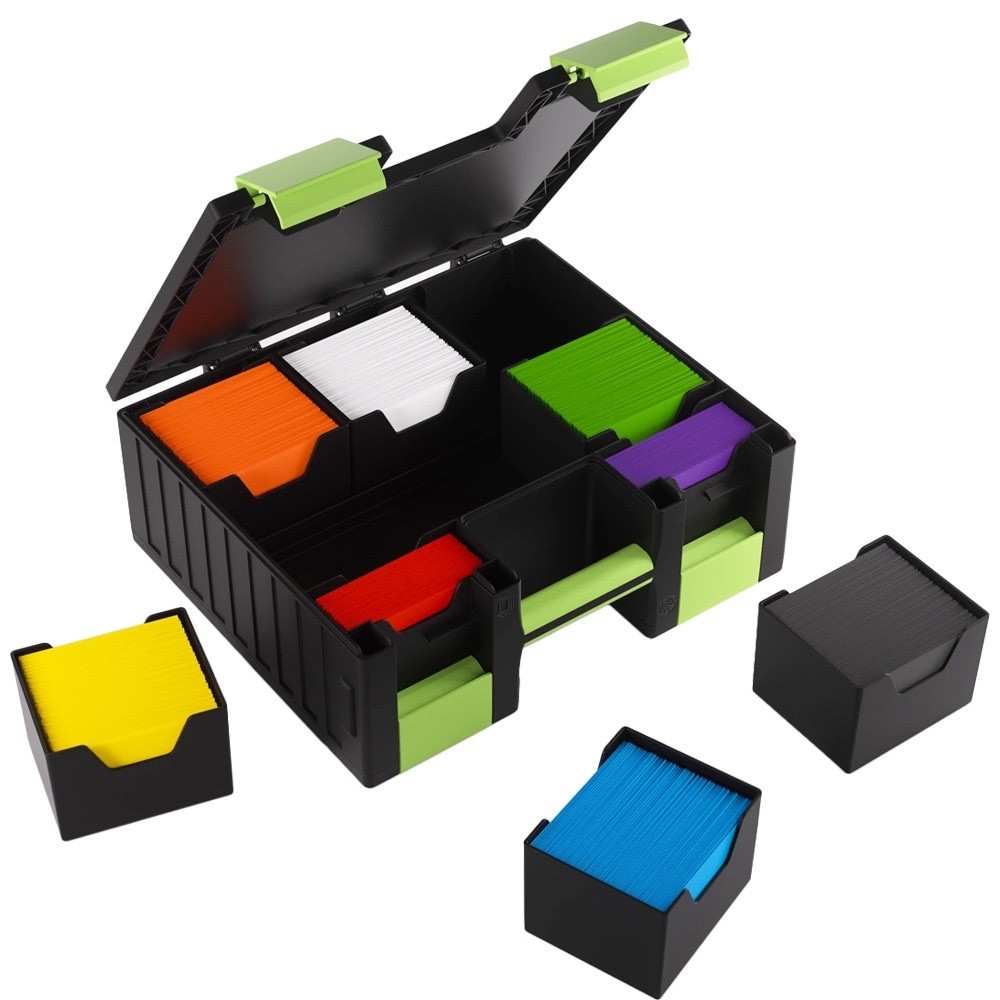 Game Castle: Black/Green - Deck Box
