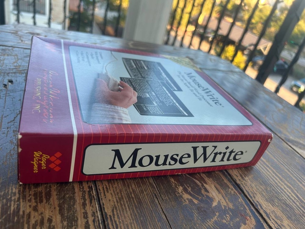 MouseWrite Word Processor Apple II/IIC Box Manuals Disks Roger Wagner