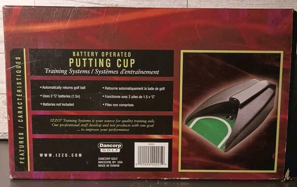 Izzo Golf Automatic Ball Return Putting Cup Office Golfer Gift Tool Putter