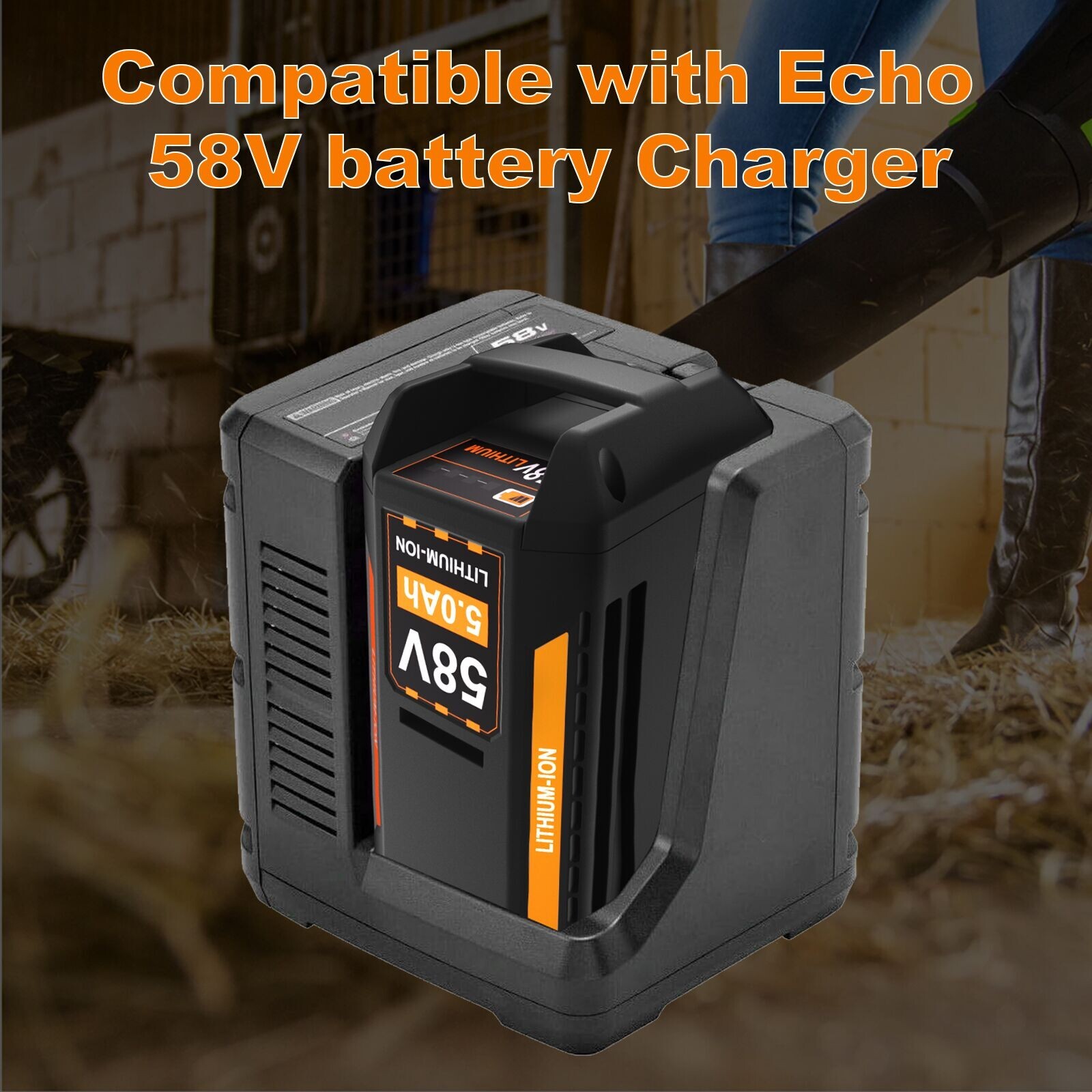 2x for Echo 58V Cordless 5.0Ah Lithium-ion Battery CBP-58V40 CBP-58V2AH CHT-58V