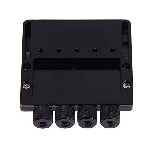 4 String Headless Guitar Bass Bridge Tailpiece System Fixed Hardtail Saddle