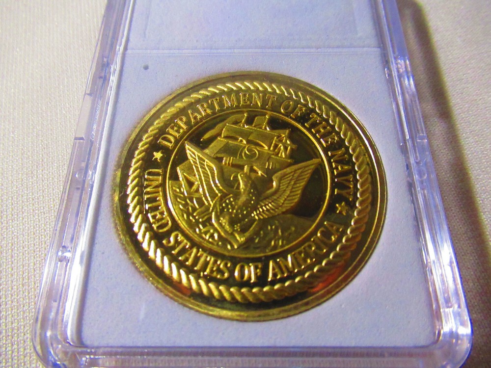 US NAVY - USS BOXER CV-21 Challenge Coin