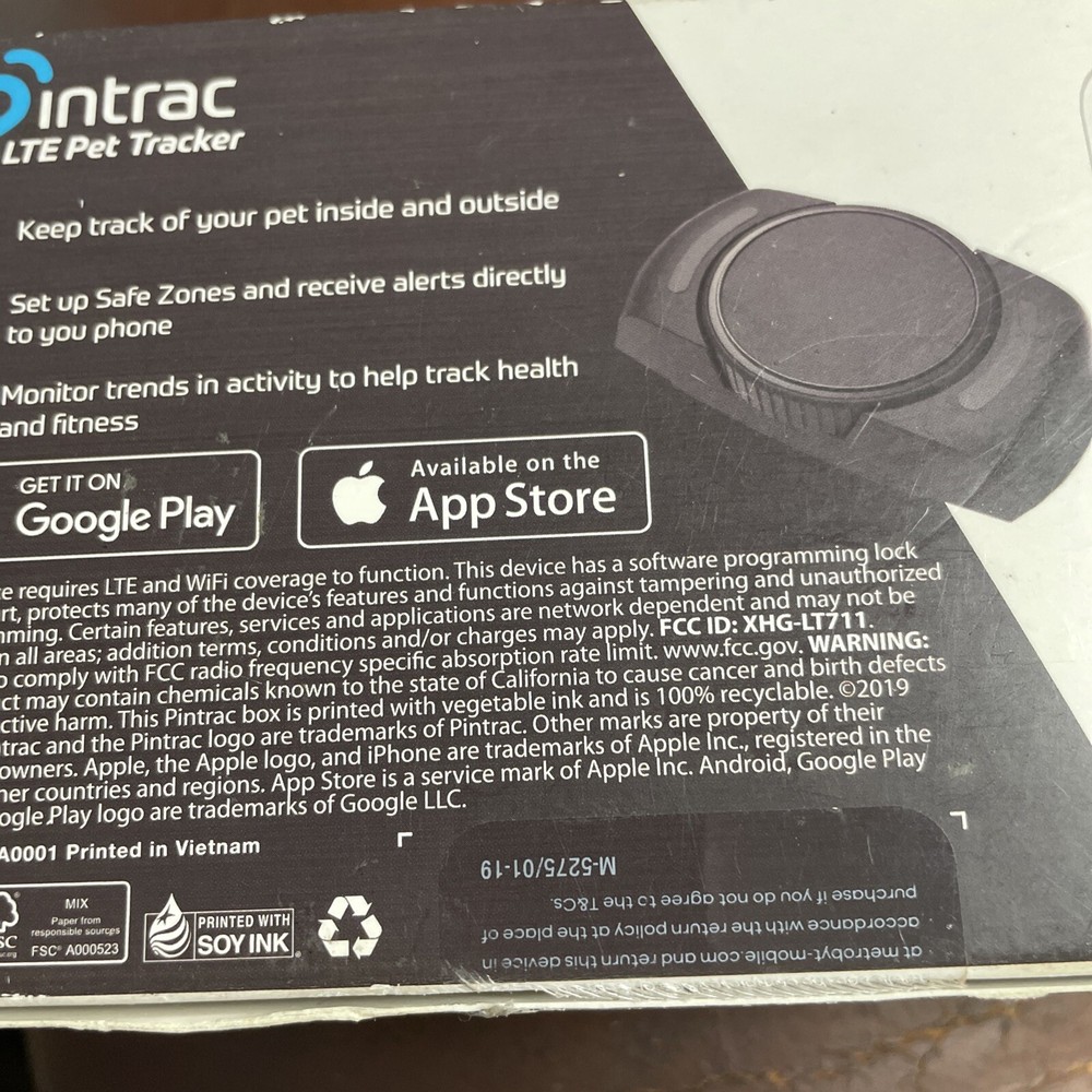 Pintrac LTE Pet Tracker