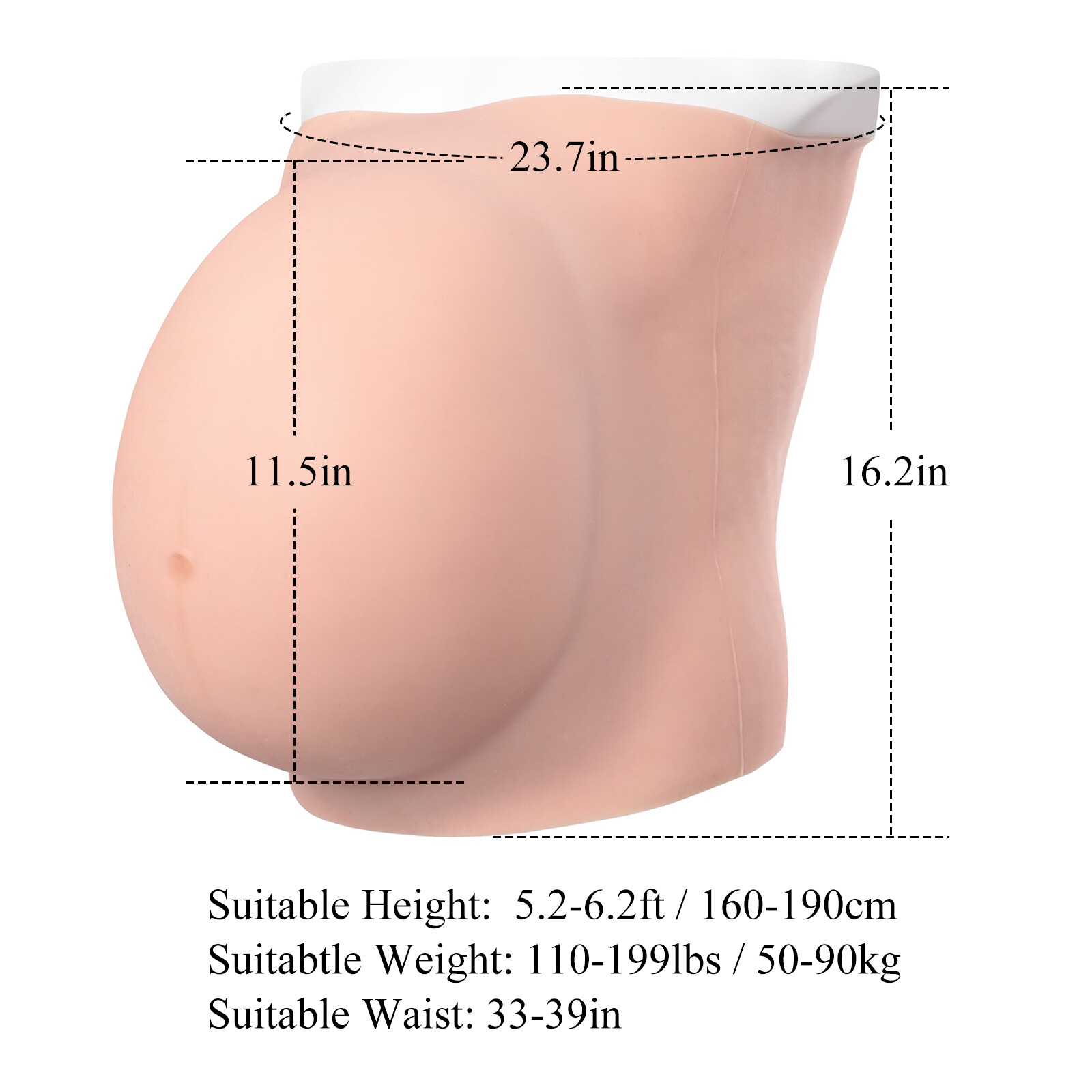 Silicone Pregnant Belly Real Fake Belly Artificial Pregnancy Belly 9 Months