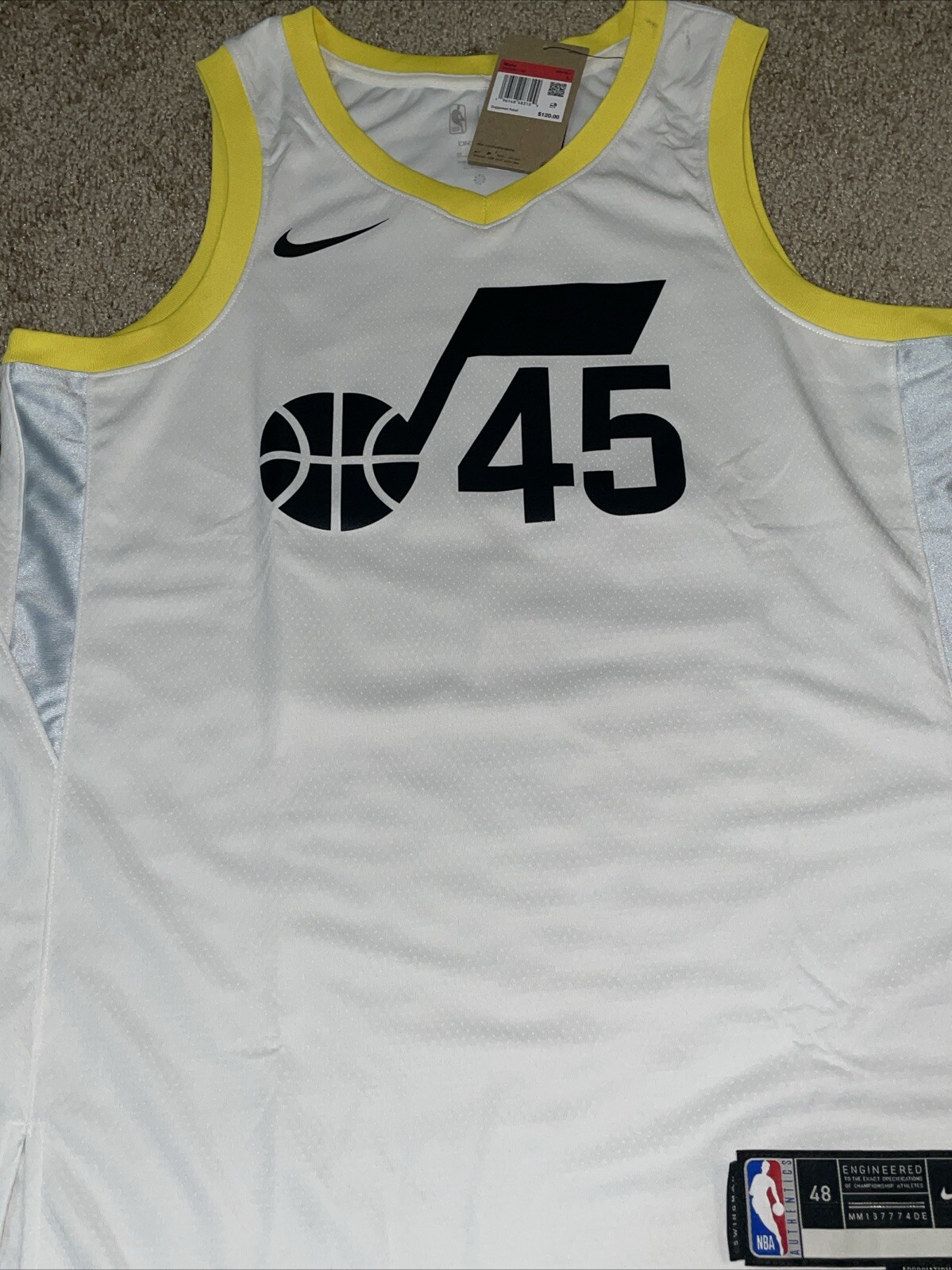 Nike Utah Jazz Donovan Mitchell #45 Jersey Association Edition DN2097-100 Size L