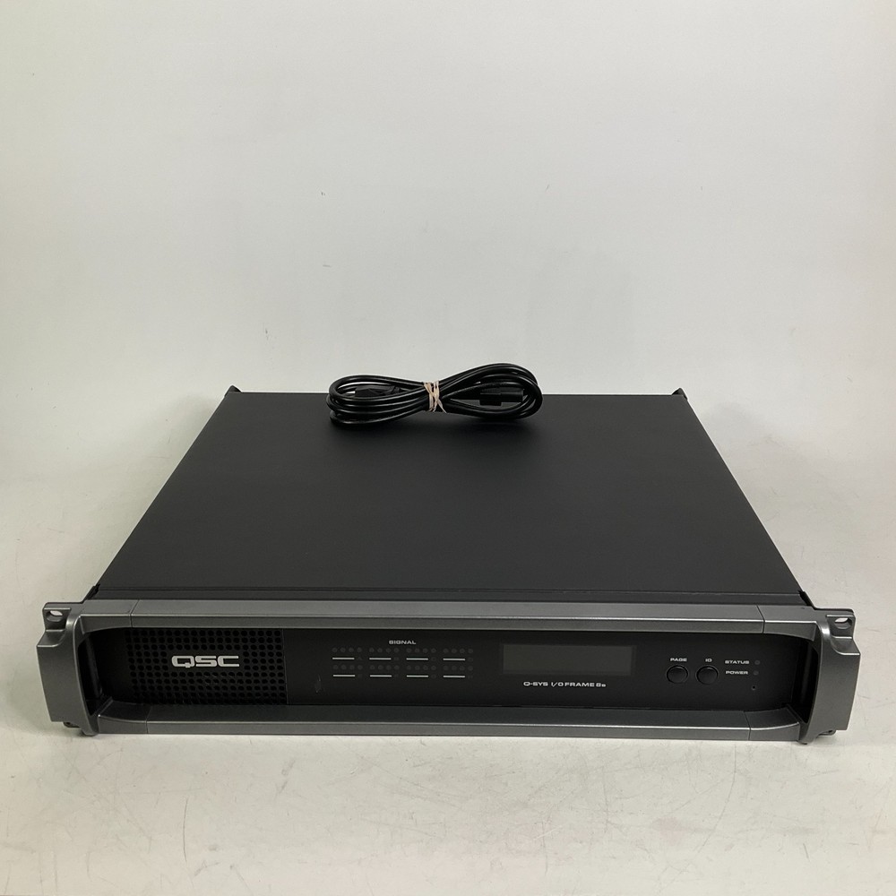 QSC Q-SYS I/O Frame 8s Integrated System Platform NO CARDS