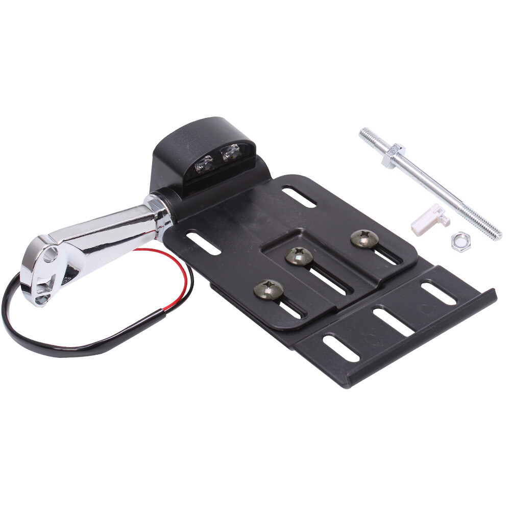 LED Side Mount License Plate Bracket Fit For Harley Sportster 883 1200 XL 04-16