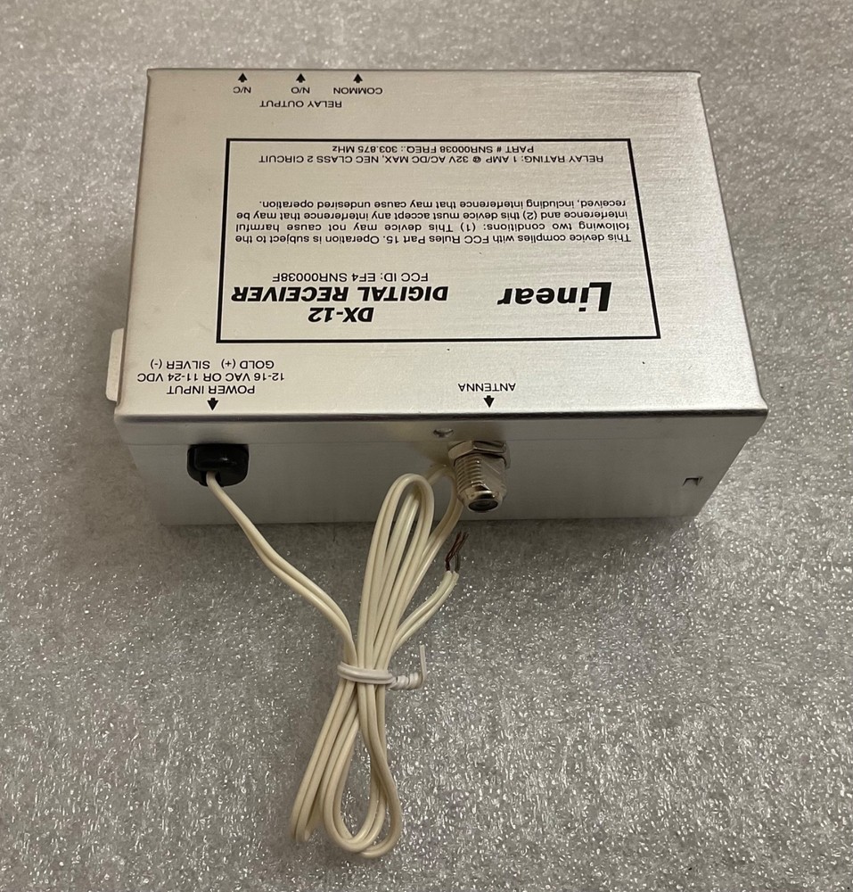 Linear DX-12 Digital Receiver Access Control Receiver