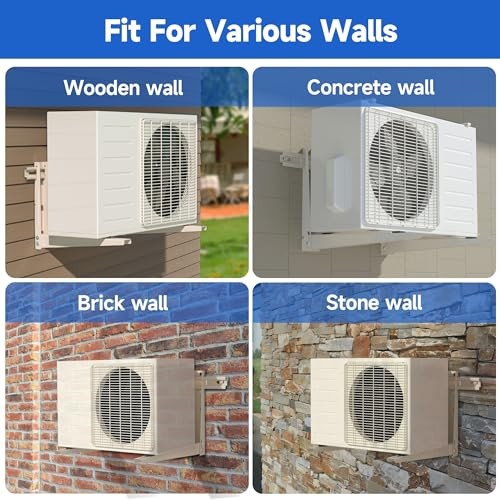 Mini Split Wall Mounting Bracket: Condenser Wall Mount Rack 9000 BTU-36000 BTU