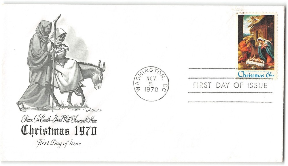 US #1414 FDC, 1970, Artmaster