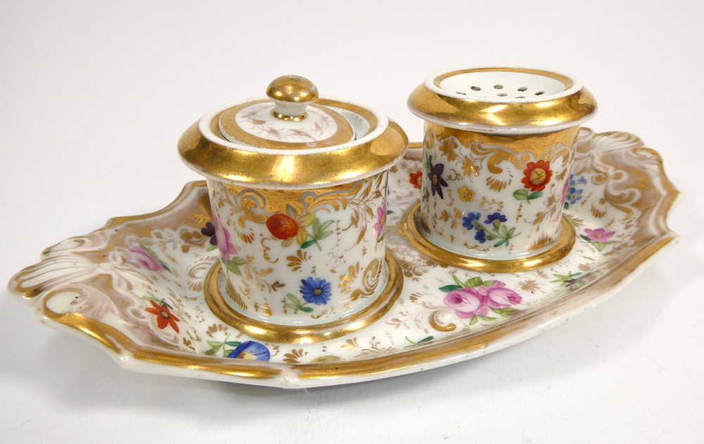 Biedermeier Ink Well Circa 1840