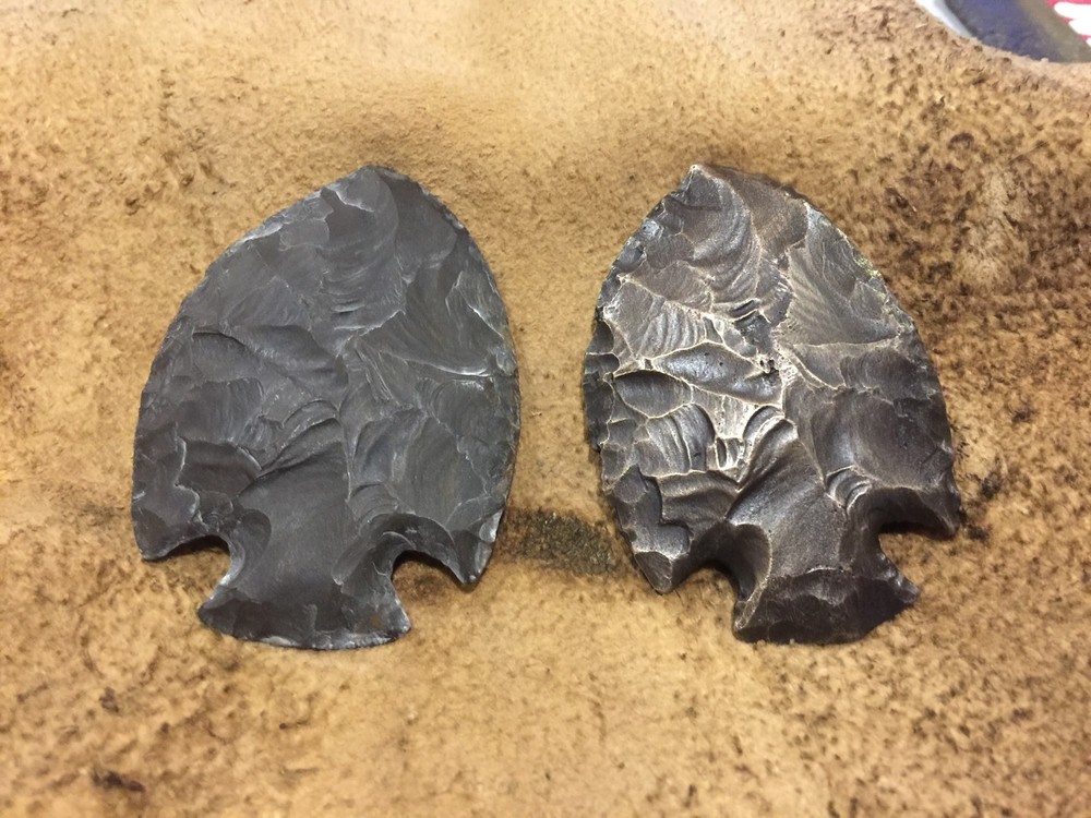 Bronze Dove Tail Flint Spear Head Copy.