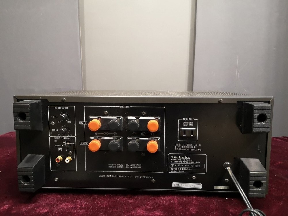 Technics SE-A5MK2 Stereo DC Power Amplifier JP