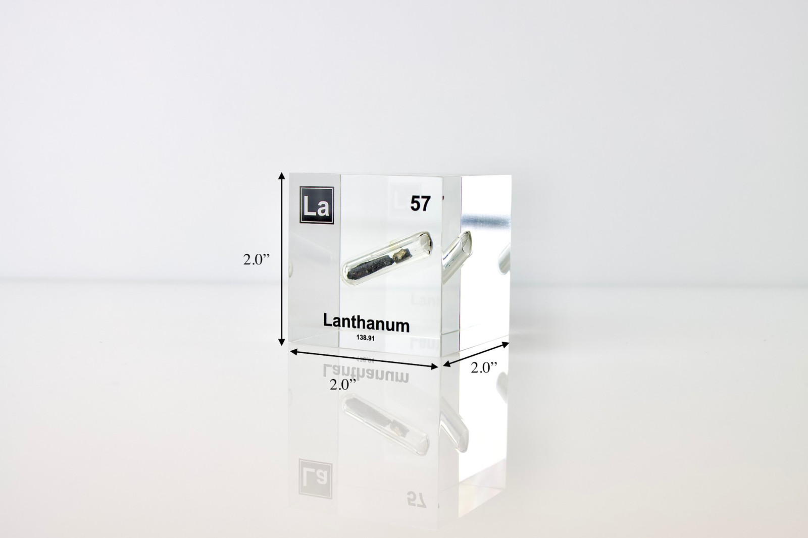 Lanthanum Element Cube