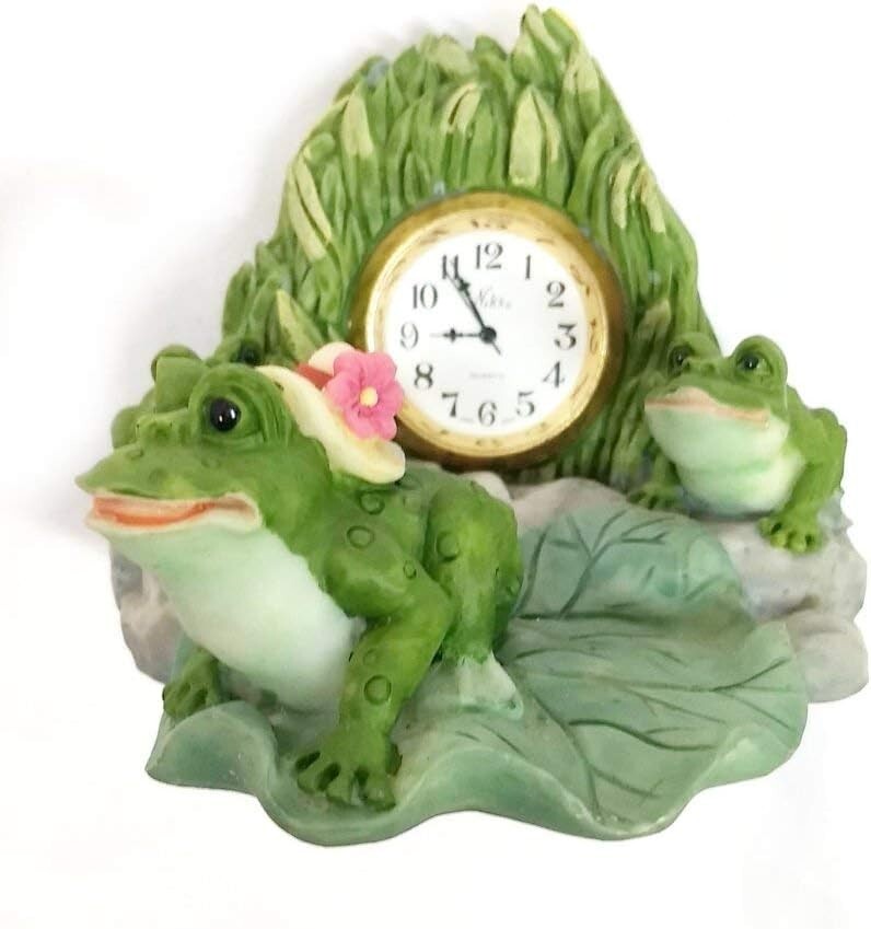 Time Zone Desk Clock - 3.5 Inches - FROGS