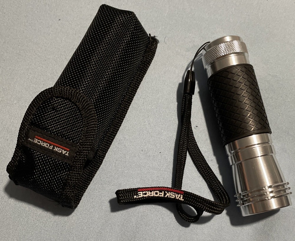 HOLSTER Task Force Flashlight Belt Loop Black Replacement Carry Pouch HTF