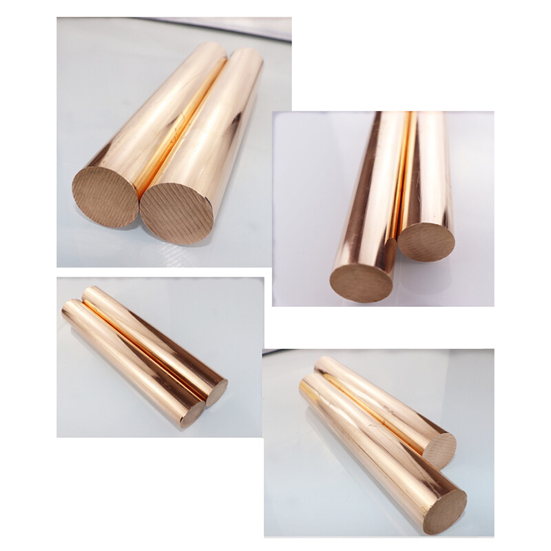 Copper Round Solid Bar Rod Multiple Sizes Length 200mm Diameters 8mm-28mm