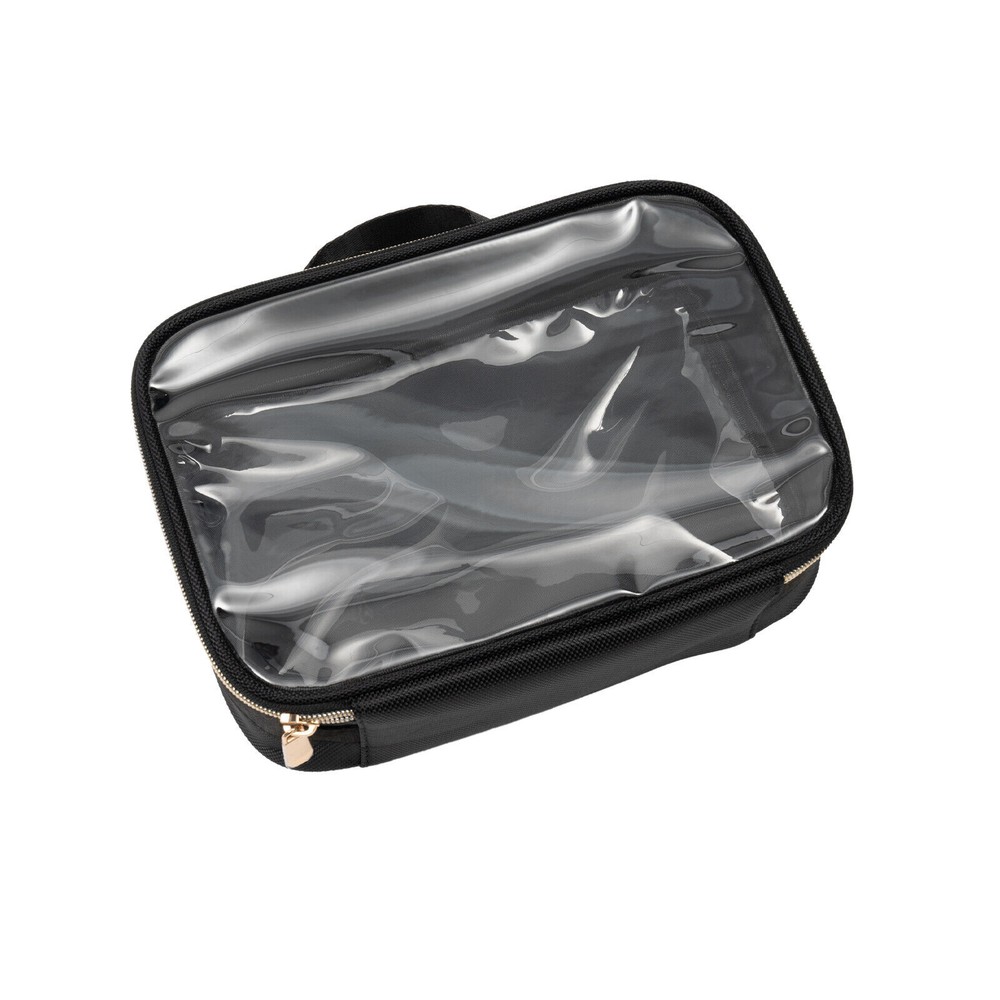 Professional Makeup Case,Rolling Makeup Train Case,Cosmetic Storage Organizer