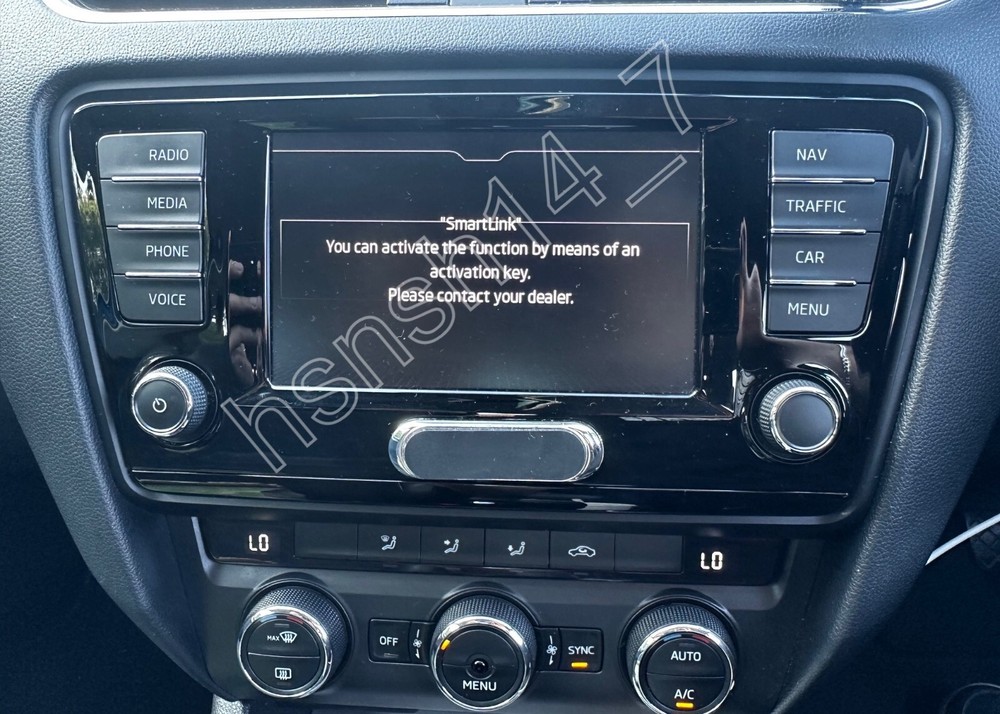 SMART LINK ACTIVATION + APPLE CAR PLAY + ANDROID AUTO / ONLY SKODA OCTAVIA