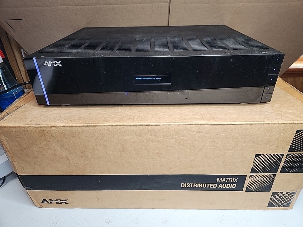 AMX Tango DAS-T0804-SIG Audio Controller 8 Zone Demo Model Black 4 Zone WORKING