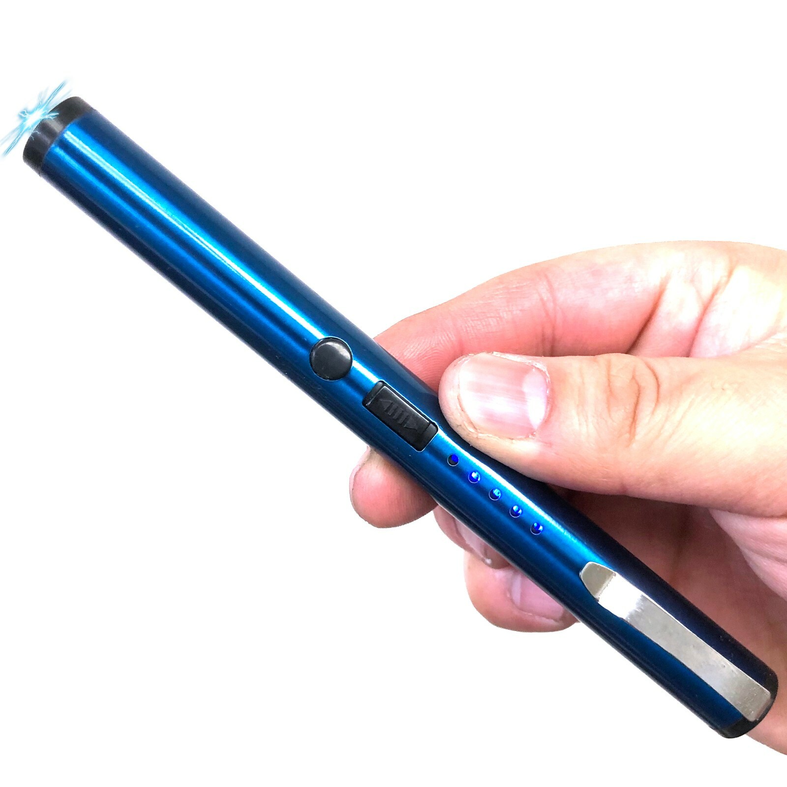 Everyday Carry Tactical 20KV High Power Stun Gun Self Defense Protection Blue