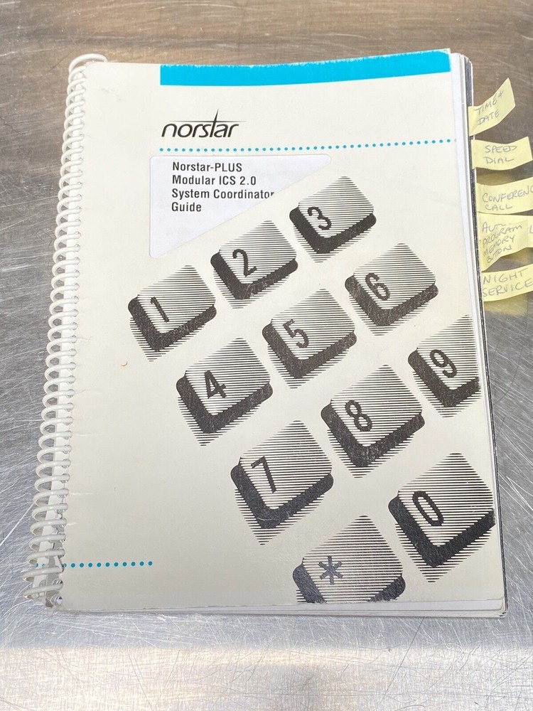 Norstar - PLUS Modular ICS 2.0 System -Users Guide / Instruction Manual
