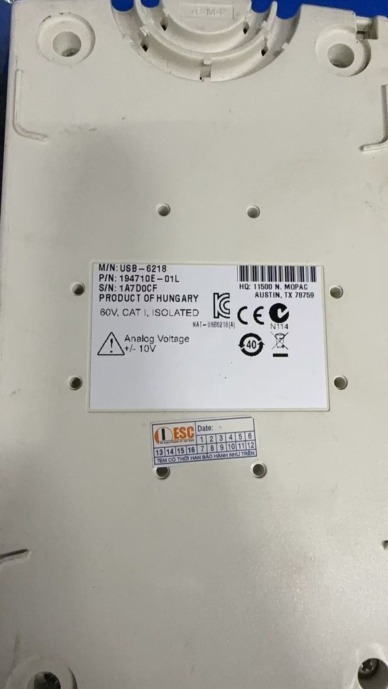 National Instruments USB-6218 Data Acquisition Device, NI DAQ, Multifunction