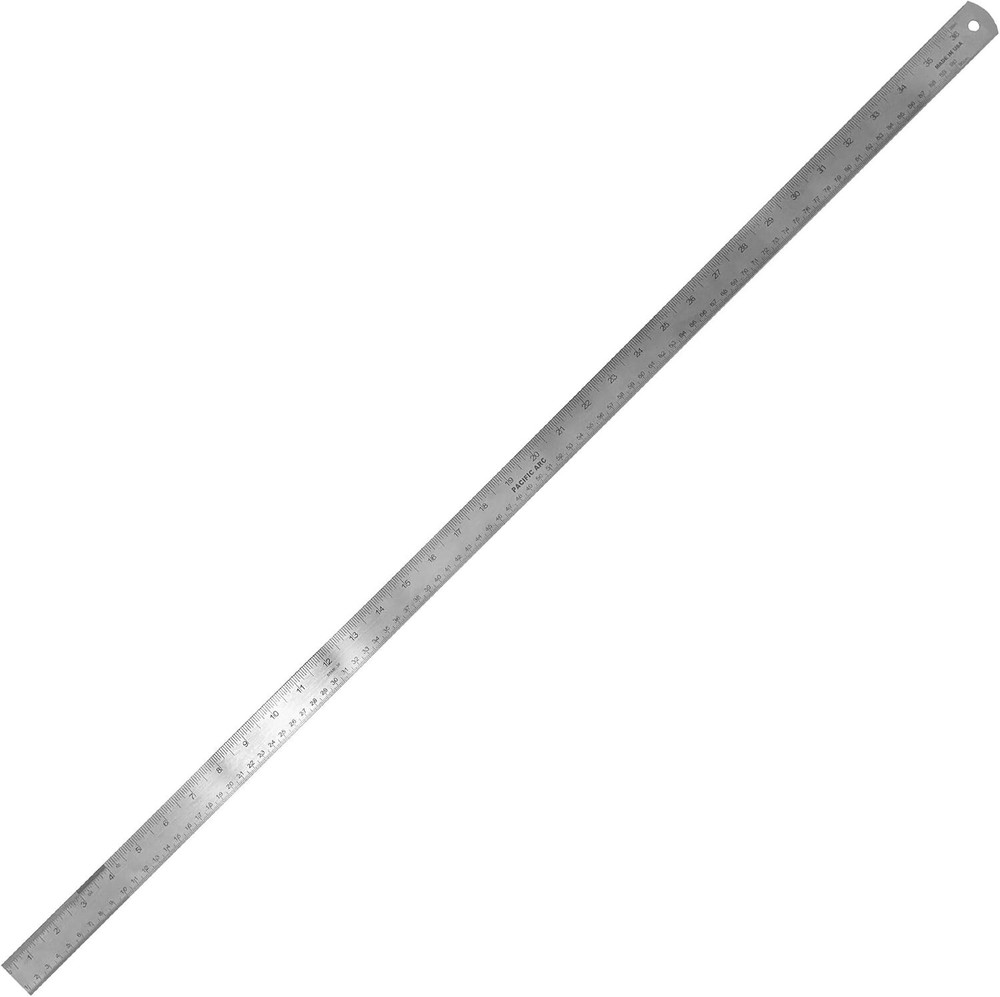 Durable 36-Inch Architect Ruler with Acid-Etched Markings & Conversion Chart
