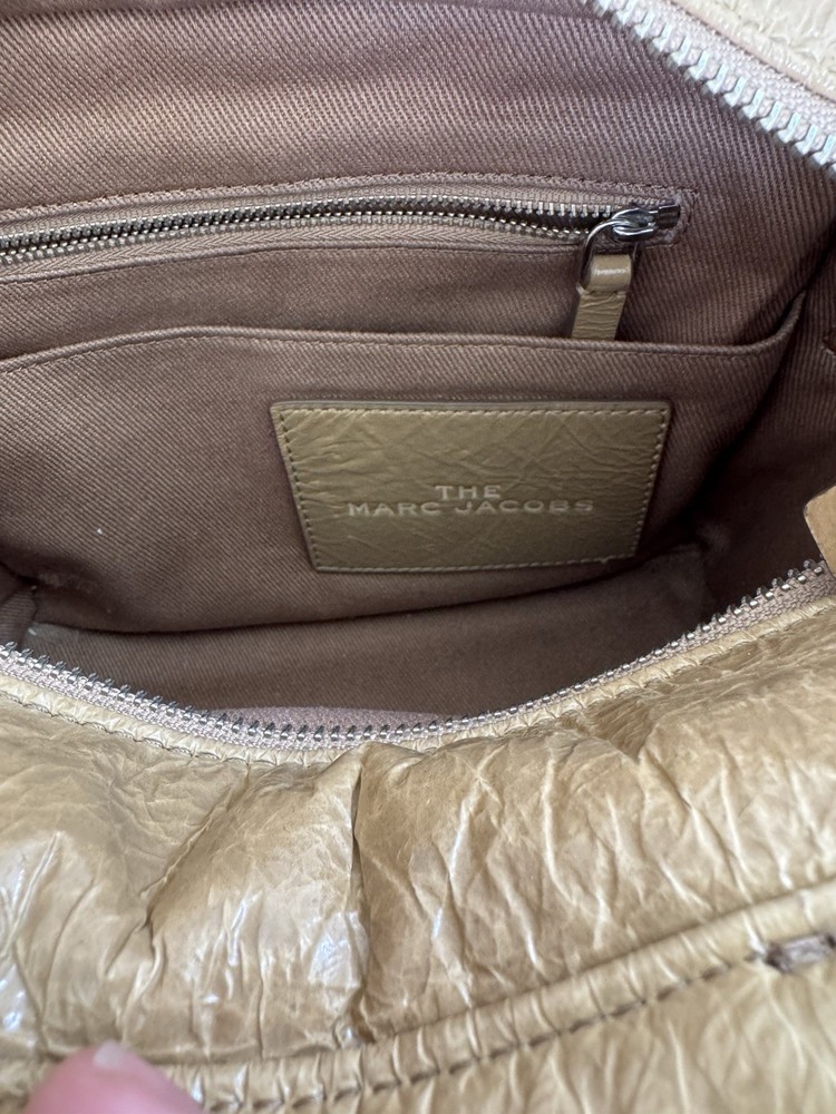 Marc Jacob’s The Tote Bag crinkle Tan Leather