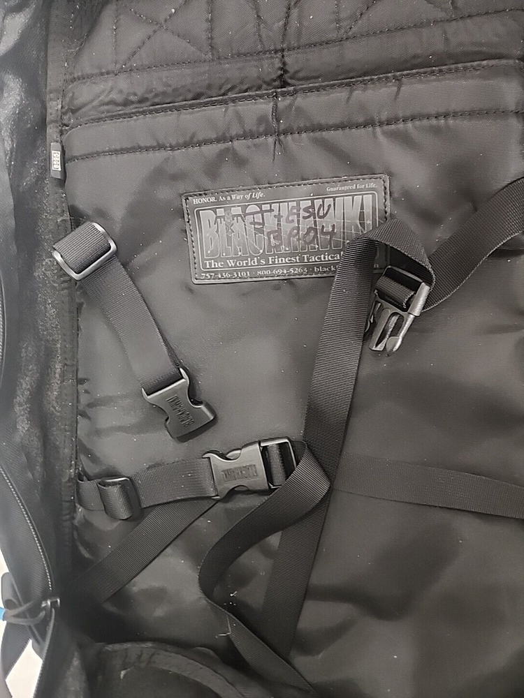 Blackhawk 3-Day Assault Backpack Black Cag Sof Devgru Seal