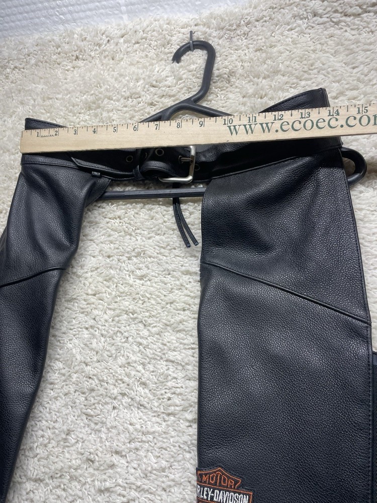 Harley Davidson leather chaps Women’s M Pristine Condition EUC