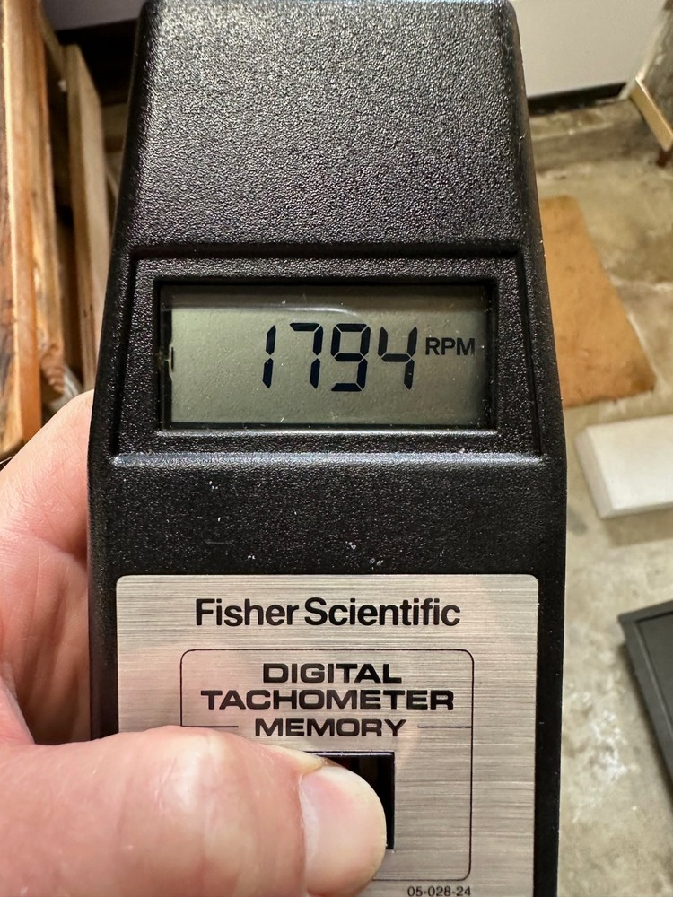 Fisher Scientific Digital Tachometer RPM Reader