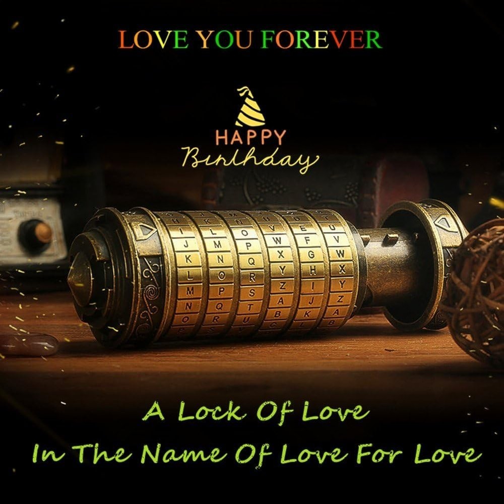 Da Vinci Code Mini Cryptex Valentine'S Day Interesting Creative Romantic