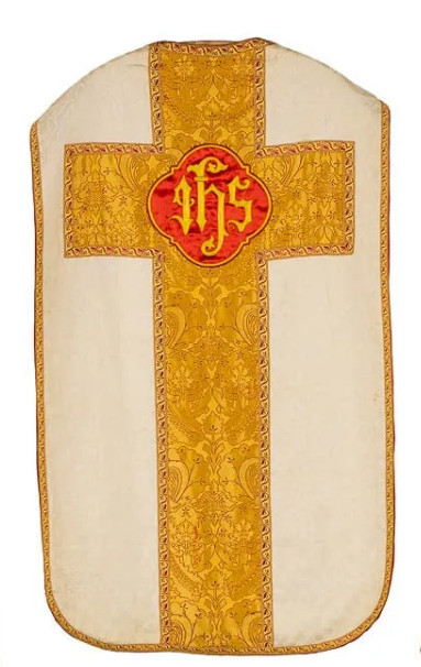 Antique Fiddleback Chasuble