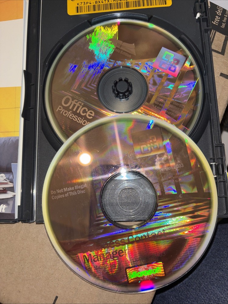 Microsoft Office Professional Edition 2003 Academic Edition 2 Disc With Guide