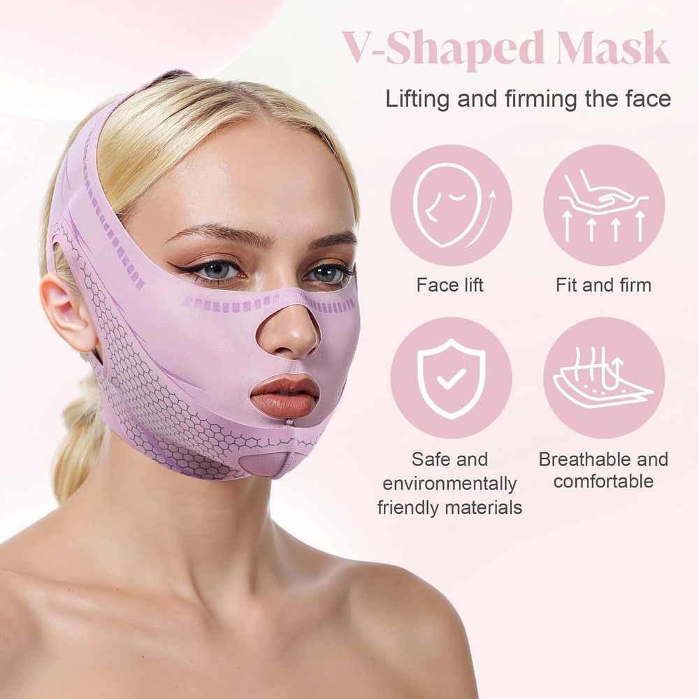 Chin Strap for Sleeping V Line Lifting Mask Reusable Face Strap Adjustable