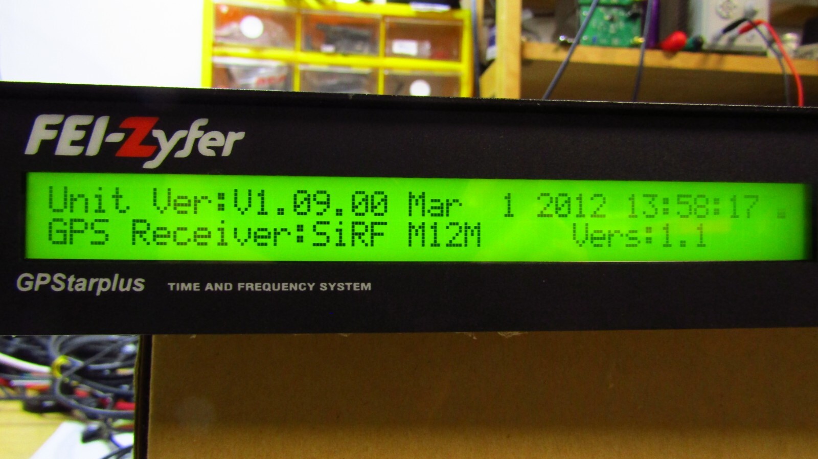 FEI-ZYFER GPStarplus 565 time frequency system GPSDO, Trimble GPS, Morion MV201