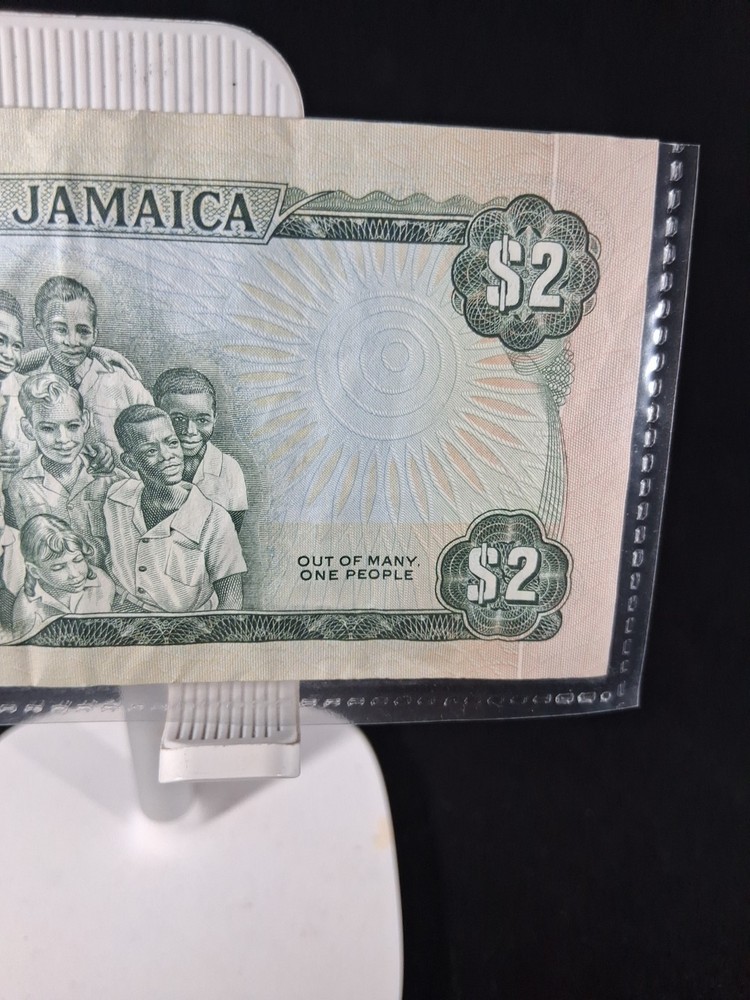 1973 JAMAICA 2 DOLLAR BANKNOTE VF