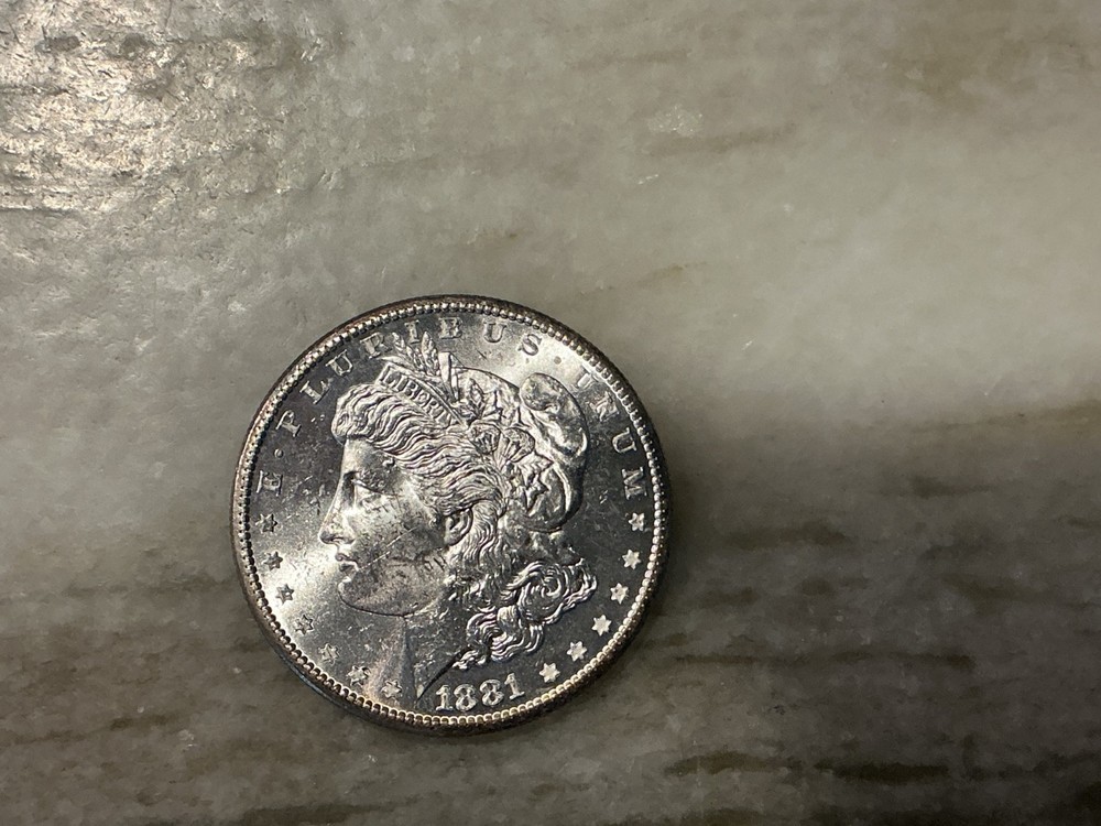 1881-S Silver Morgan Dollar BU
