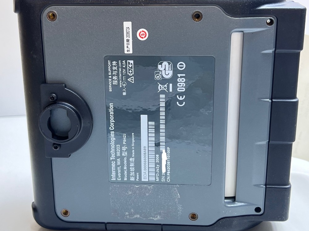 Intermec PB42 4 " Portable Thermal Printer Receipt