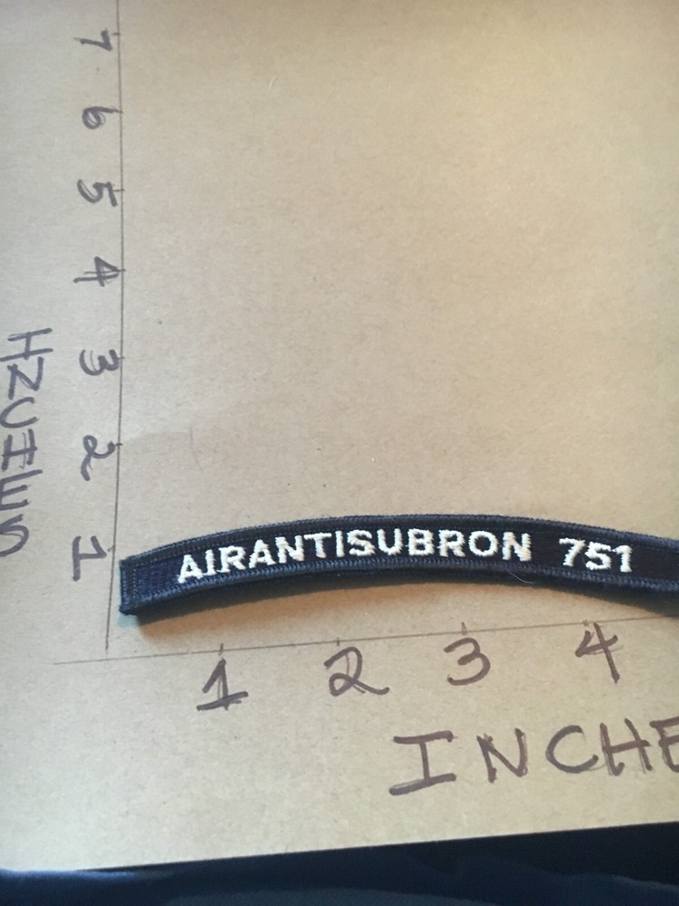 US NAVY SHOULDER STRIP TAB rocker Patch Airantisubron 751
