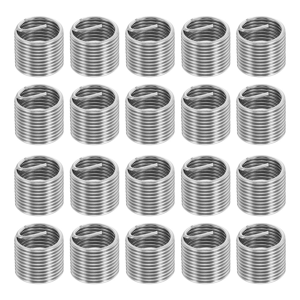20pcs Wire Thread Inserts 3/8-24 UNF 1.5D 14.2mm Helical Threaded Sleeve